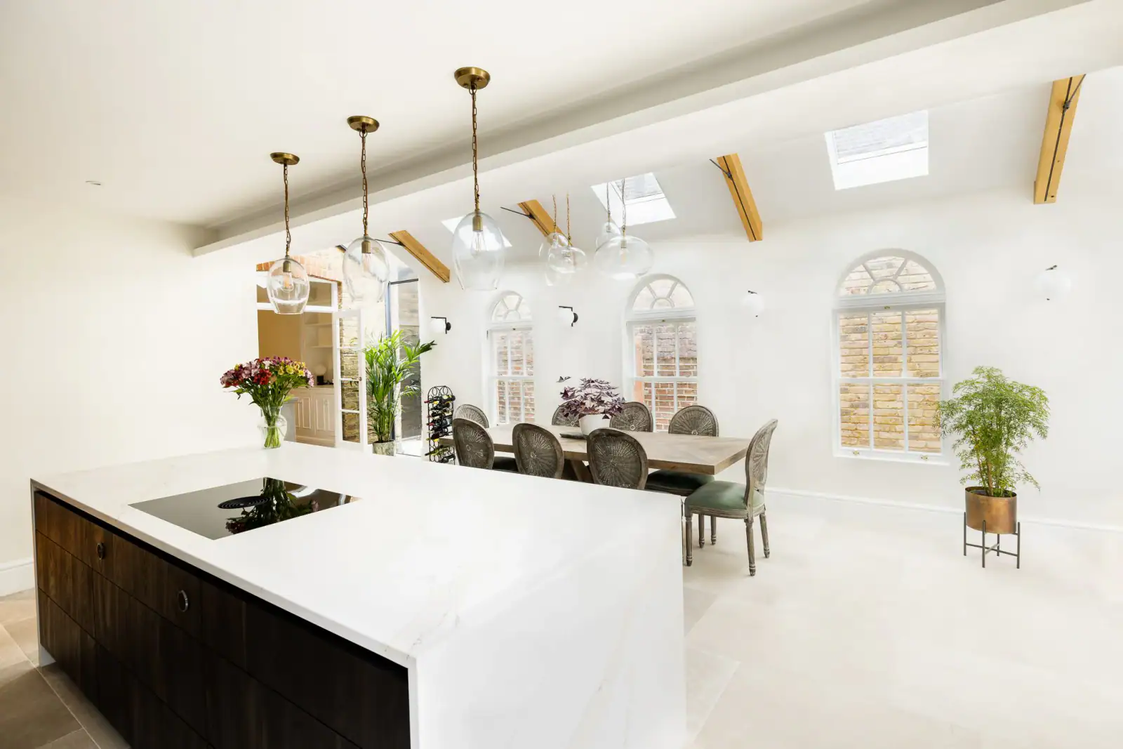 Completed Gibson Builders kitchen and dining extension